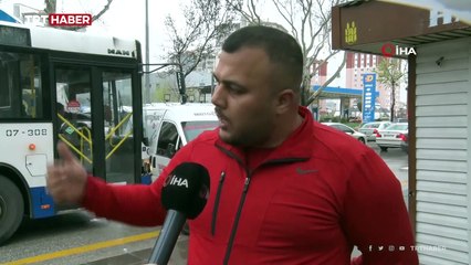 Ankara'da otobüs şoförü, tartıştığı sürücünün aracını sürükledi