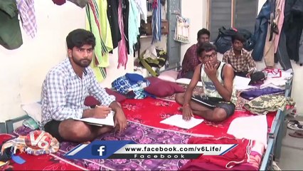 Students Facing Problems With Poor Food And Lack Of Facility In Govt Hostel _ Karimnagar _ V6 News