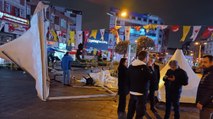 İYİ Parti Esenler İlçe Başkanlığı'nın seçim standına saldırı