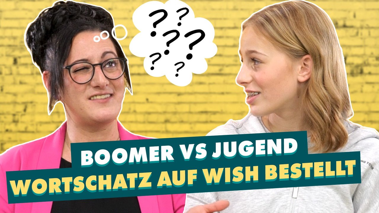 Boomer vs. Jugend- Wörter erraten mit Silke und Emma