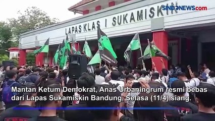 Anas Urbaningrum Resmi Bebas dari Lapas Sukamiskin