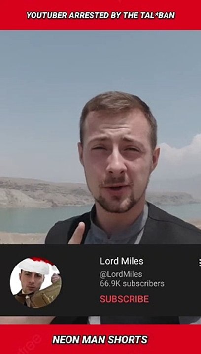 YouTuber ARRESTED by the TAL*BAN! | Lord Miles News Shorts Facts #shorts