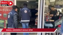 İstanbul'da bakkaldan yasa dışı uluslararası para transferi yapan 2 şüpheli yakalandı