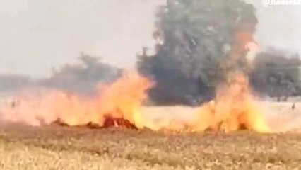 जौनपुर: हर तरफ हाहाकार, देखिये आग से तबाही का खौफनाक मंज़र
