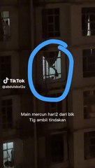 高楼抛爆竹引发安全担忧，学生怒火中烧🔥