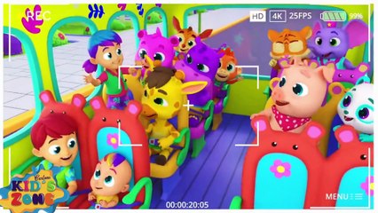 Wheels On The Bus Go Round and Round  School Bus Song  Nursery Rhymes and Kids Songs