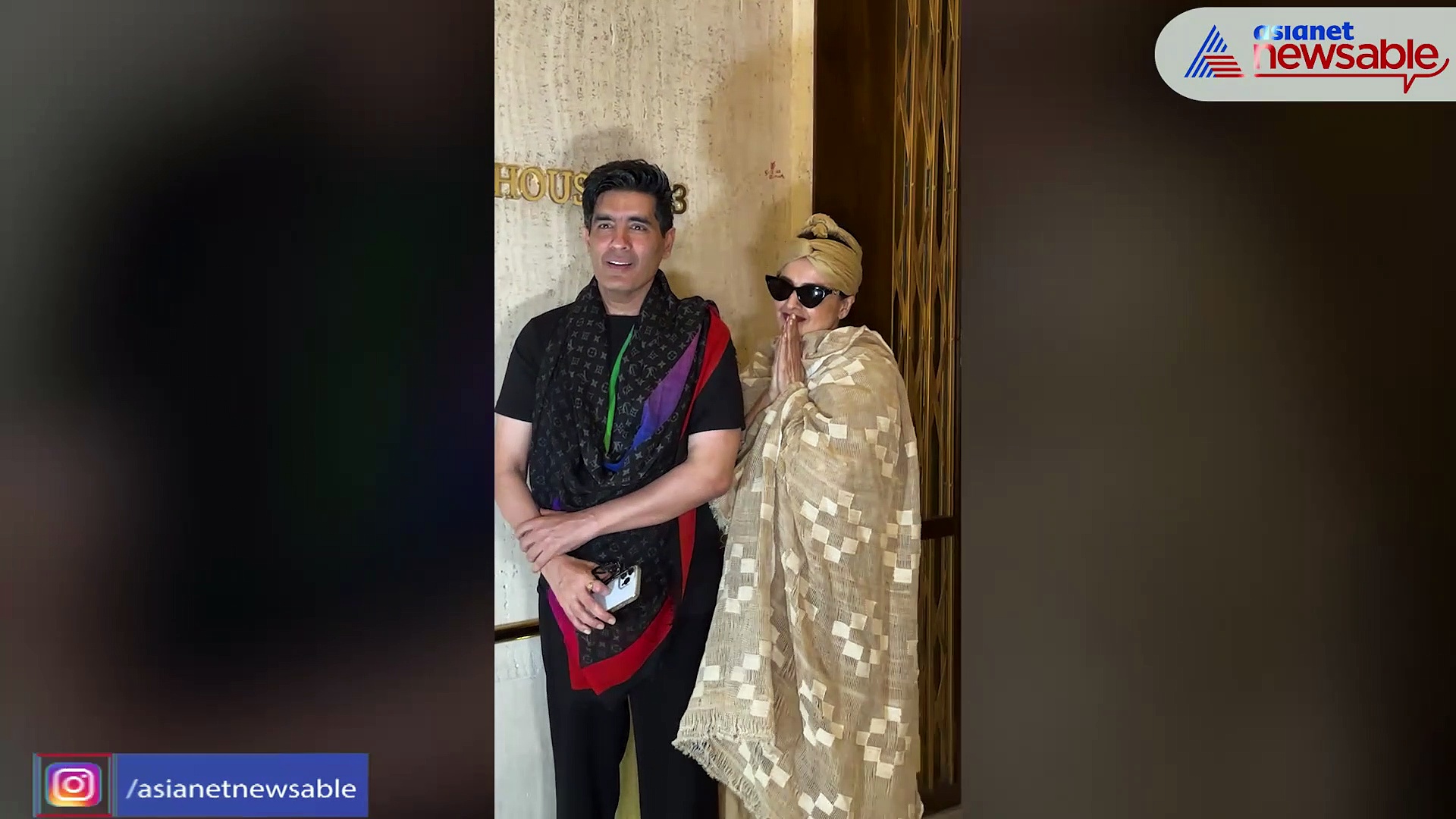 Is Rekha wearing sunglasses at night? Netizens wonder as she poses with Manish Malhotra outside his house