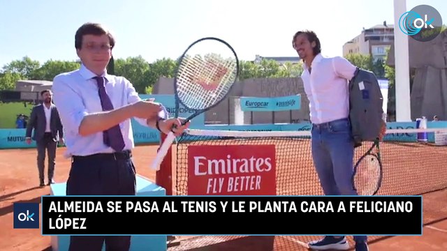 Almeida se pasa al tenis y le planta cara a Feliciano López