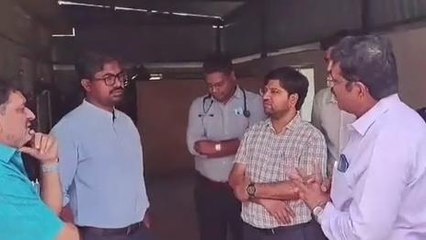 खंडवा: कोविड की आहट,ऑक्सीजन प्लांट का कलेक्टर ने किया निरीक्षण