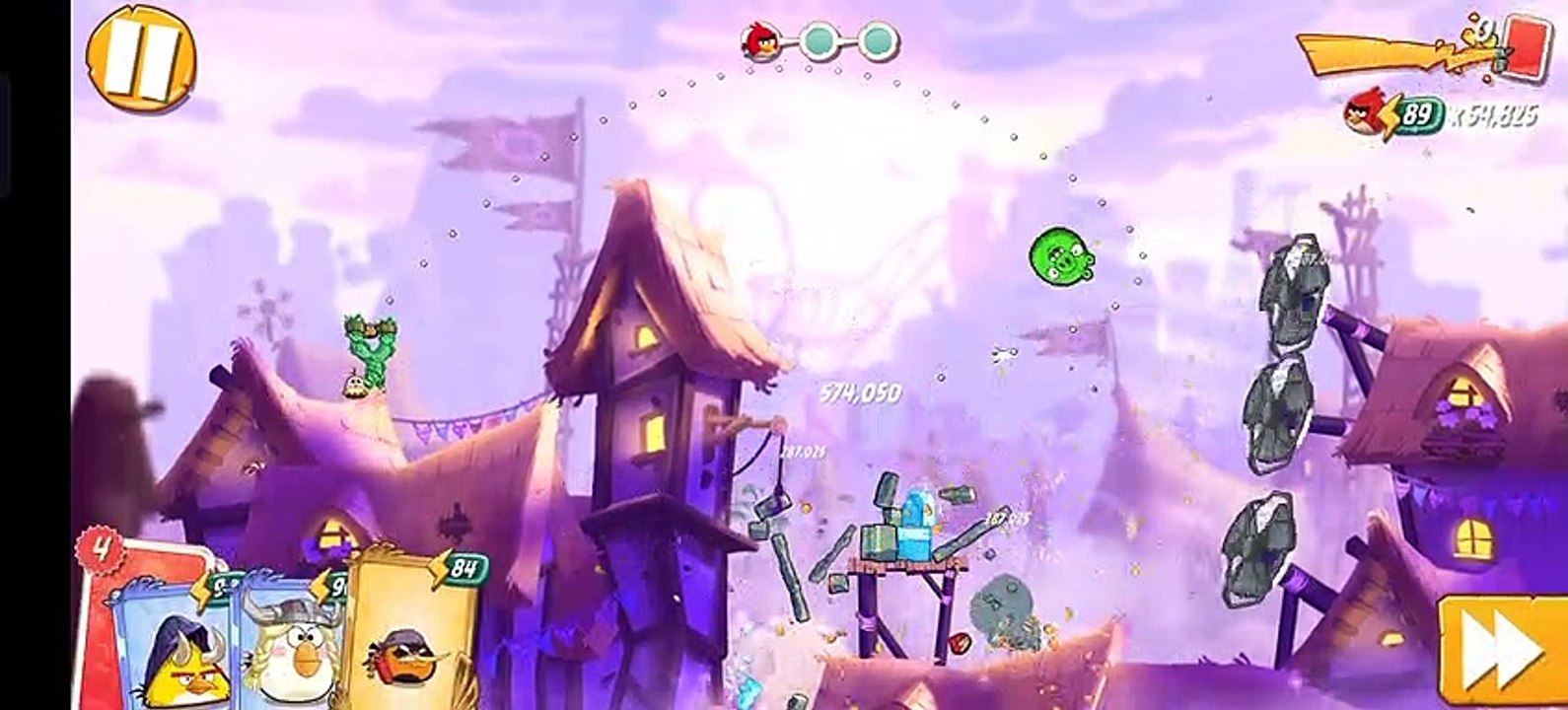 Angry Birds 2 | Level 21 | Hitting Fun | Angry Bird Show 2.