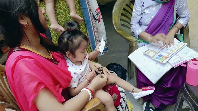 বেবি কনের ভ্যাকসিন দিতে গিয়ে একি হলো বেবি কনের কত মাসের ভ্যাকসিন দিলাম-Babycon blog