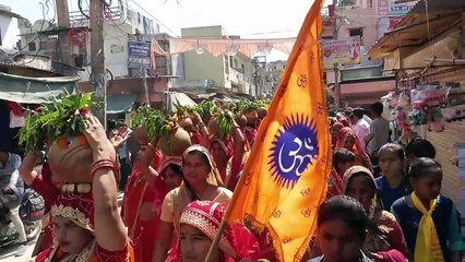 ज्योतिबा फुले जयंती पर निकाली कलश यात्रा, देखे वीडियो