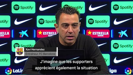 Xavi sur Messi : "Les supporters sont très enthousiastes à l'idée qu'il puisse revenir au club"