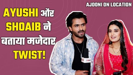 Ajooni On Location: Ayushi Khurana AKA Ajooni & Shoaib Ibrahim Fun Segment With FilmiBeat
