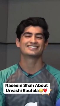 Naseem Shah About Urvashi Rautela ❤️ #asiacup2022