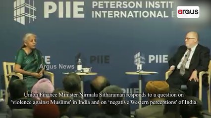 Nirmala Sitharaman's Reply To Query On 'Violence Against Muslims' In India