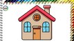 How to draw a Tinny House #house drawing HOW TO DRAW A HOUSE EASY STEP BY STEP