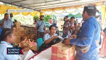 Pemkot Sorong Gelar Pasar Murah Penuhi Kebutuhan Warga Jelang HBKN