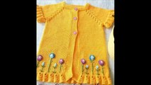 Very beautiful handknitting baby sweater design