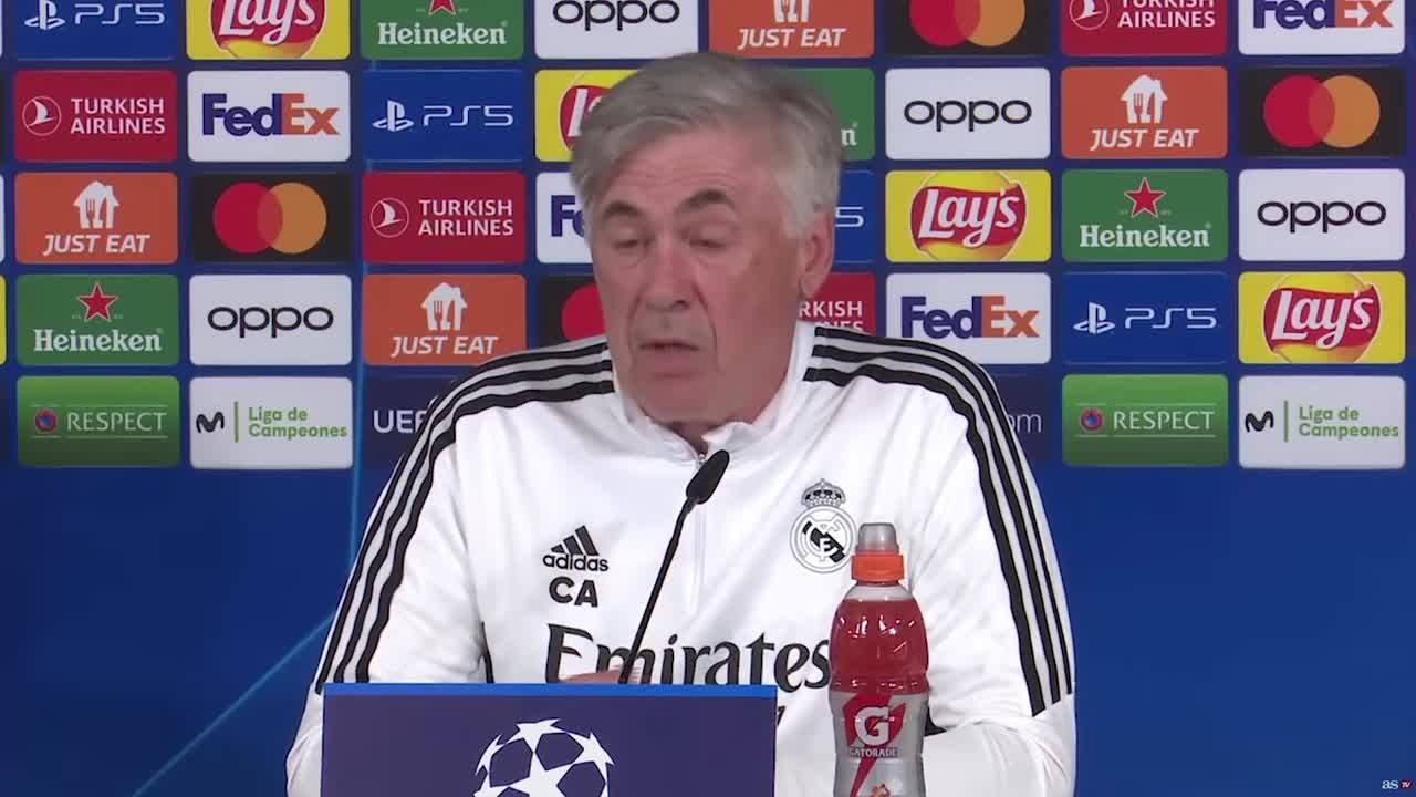 El momentazo de Ancelotti en rueda de prensa
