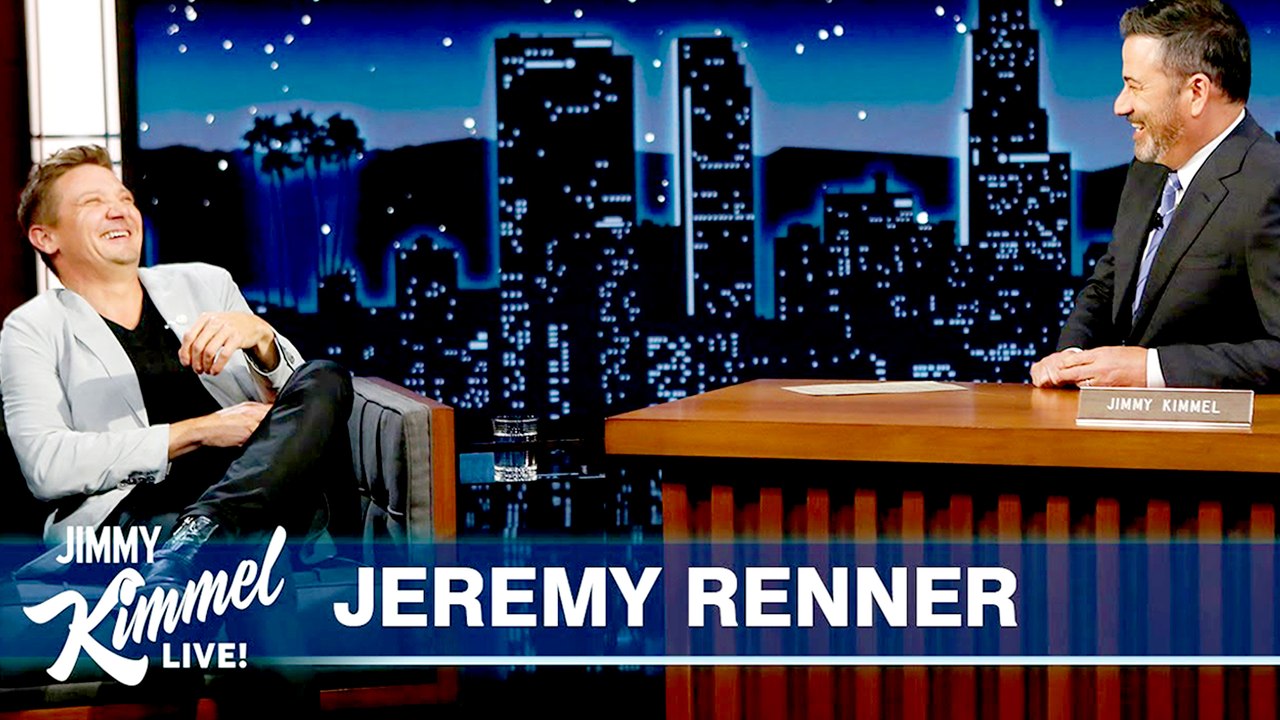 Jimmy Kimmel Calls Jeremy Renner 'The Toughest Avenger';First Public Appearance Since The Accident