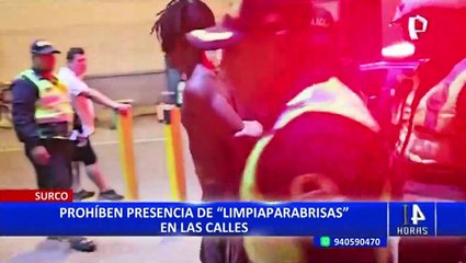 Surco: conductores saludan prohibición de limpiaparabrisas en las calles