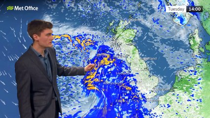 Met Office Afternoon Forecast 11/04/23 - Turning Wet and Windy