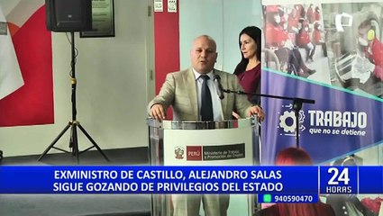 Patricia Chirinos: "Es una conchudez" que el exministro Salas continúe gozando de beneficios del Estado