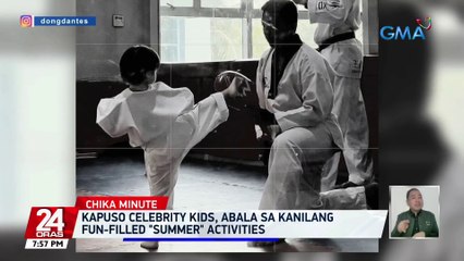 Kapuso celebrity kids, abala sa kanilang fun-filled "summer" activities | 24 Oras