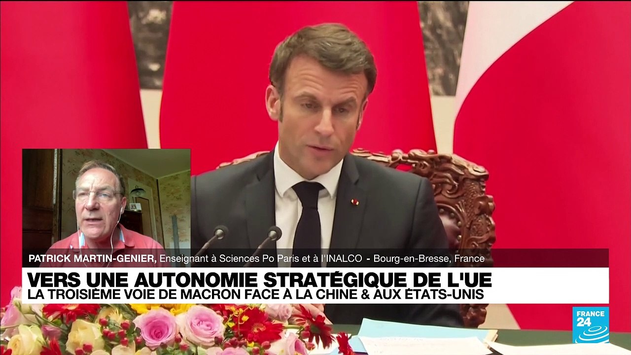 Propos controversés d'Emmanuel Macron sur Taïwan : "Il ne peut pas parler au nom de l'Europe"