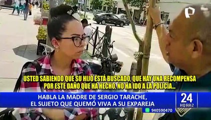 Madre de Sergio Tarache: "No tengo comunicación con mi hijo desde hace un mes"