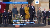 Macron's comments on Taiwan spark controversy about EU-China relations and US alliance
