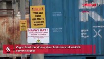 Vagon üzerinde video çeken iki üniversiteli elektrik akımına kapıldı