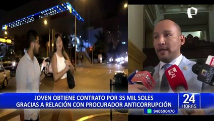 Procurador anticorrupción Javier Pacheco niega que Katia Portugal sea su pareja sentimental