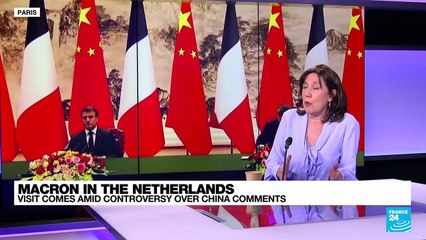 France's Macron faces China row as Dutch state visit starts