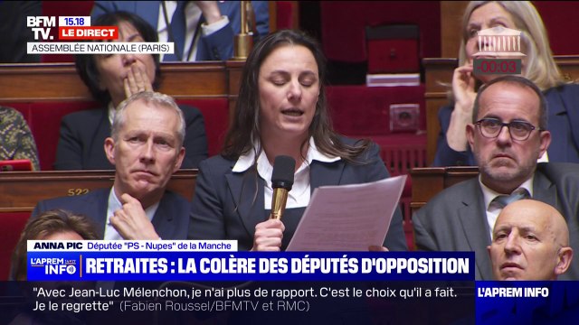 Anna Pic, députée PS-Nupes de la Manche: La gronde sociale est historique et face à cela le pouvoir exécutif est toujours aussi inflexible