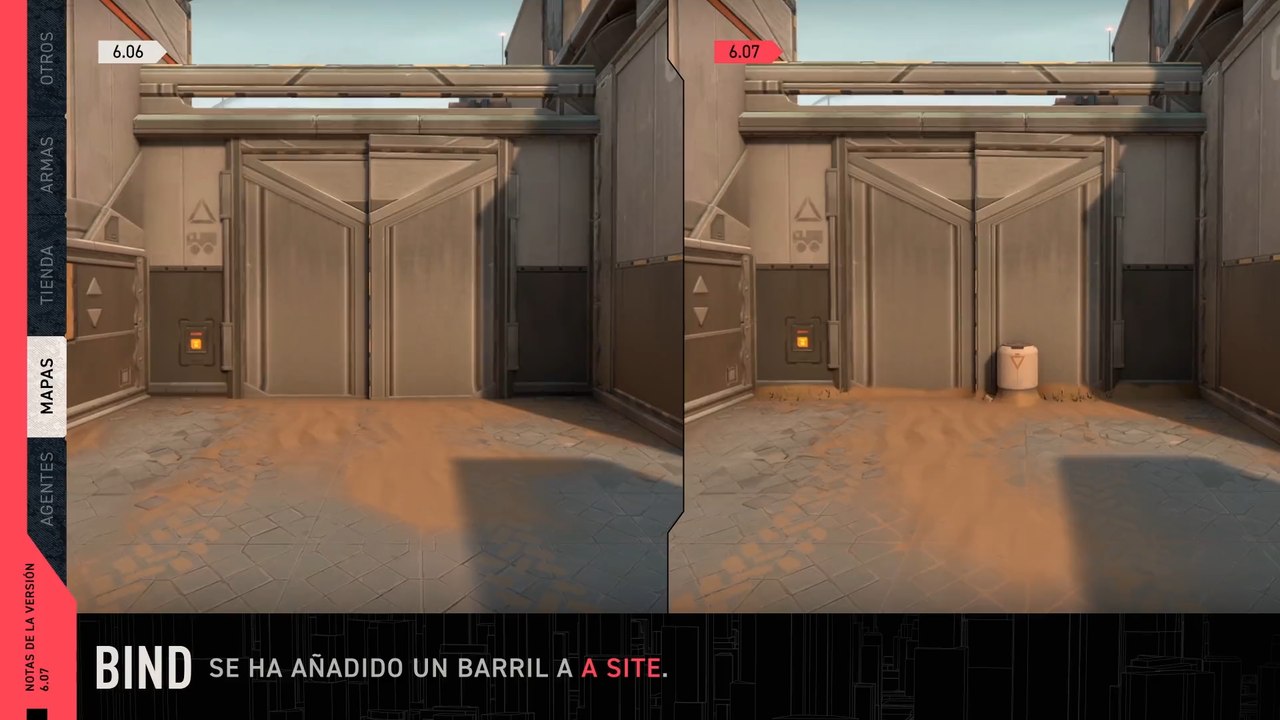 Así luce el nuevo mapa de Bind