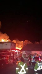 Incendie à Sainte-Martine (Vidéo gracieuseté)