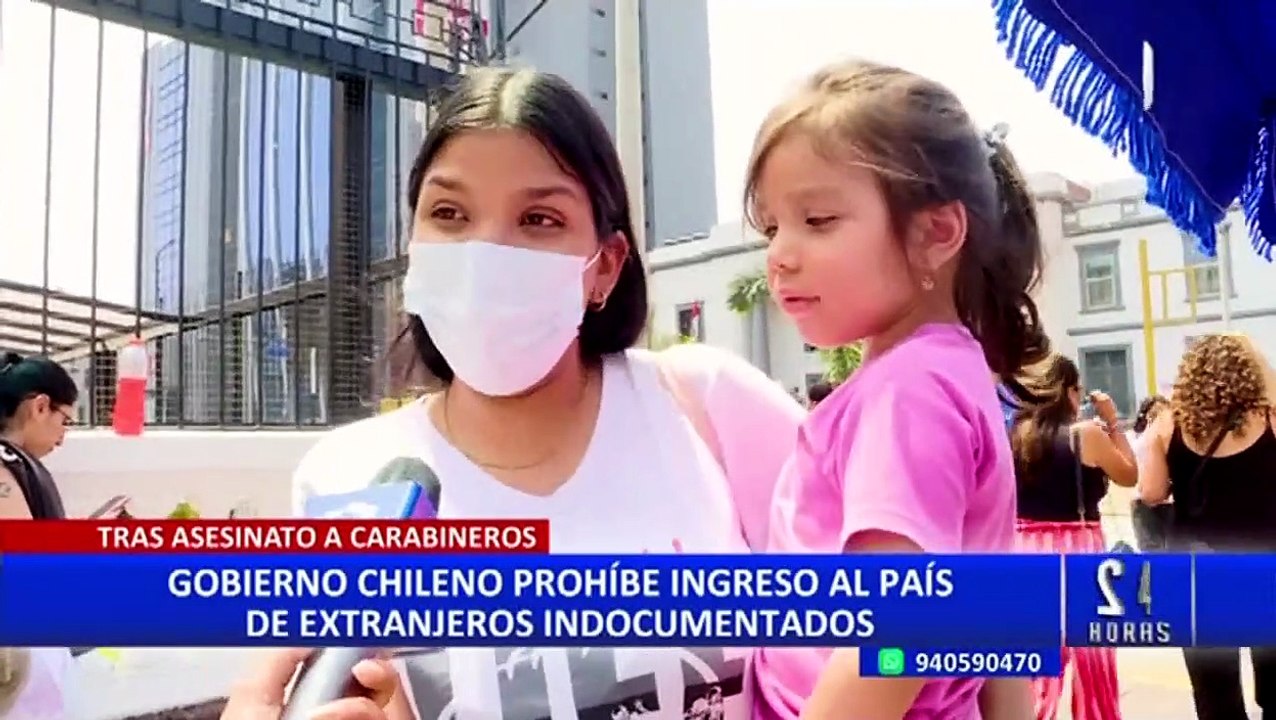 Gobierno chileno prohíbe ingreso al país de extranjeros indocumentados tras asesinato de carabineros