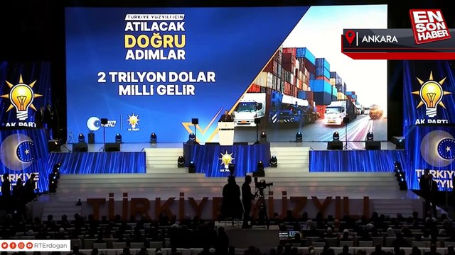 Cumhurbaşkanı Erdoğan, AK Parti Seçim Beyannamesi'ni açıkladı