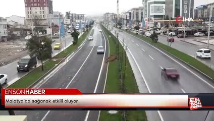 Malatya’da sağanak etkili oluyor