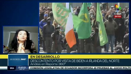 Descontento por visita del presidente Biden a Irlanda del Norte
