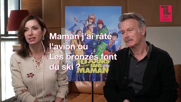 Franck Dubosc et Aure Atika (10 jours encore sans maman) répondent à l'interview Dilemmes