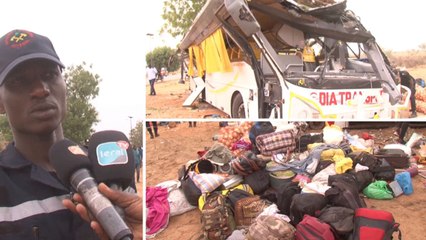 Urgent : Un bus se renverse à l’entrée de Louga, le premier bilan fait état de 5 morts