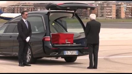 Download Video: Mattarella ha accolto a Ciampino la salma di Alessandro Parini