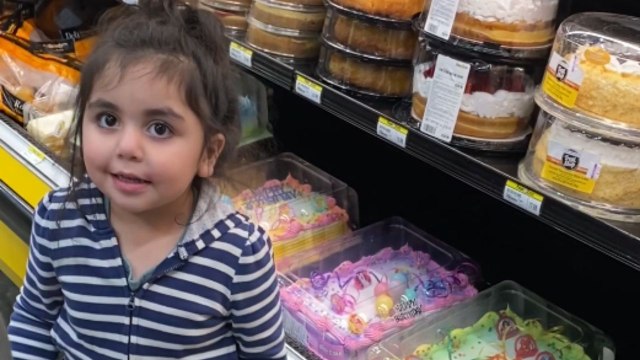 Girl throws gentleness out the window after finally getting hands on her favorite cake