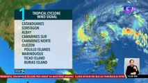 Mga lugar na Signal#1 dahil sa Bagyong Amang | SONA