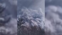 Russie : un spectaculaire nuage de cendres provoqué par l’éruption d’un volcan