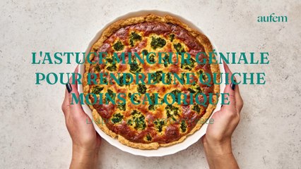 L’astuce minceur géniale d’une nutritionniste pour rendre une quiche moins calorique