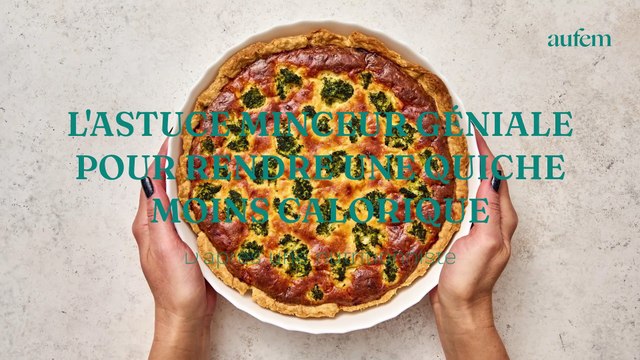L’astuce minceur géniale d’une nutritionniste pour rendre une quiche moins calorique